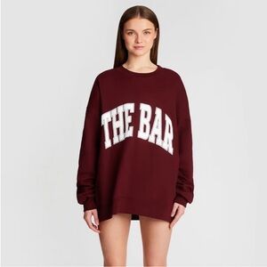 The Bar Burgundy Sweatshirt